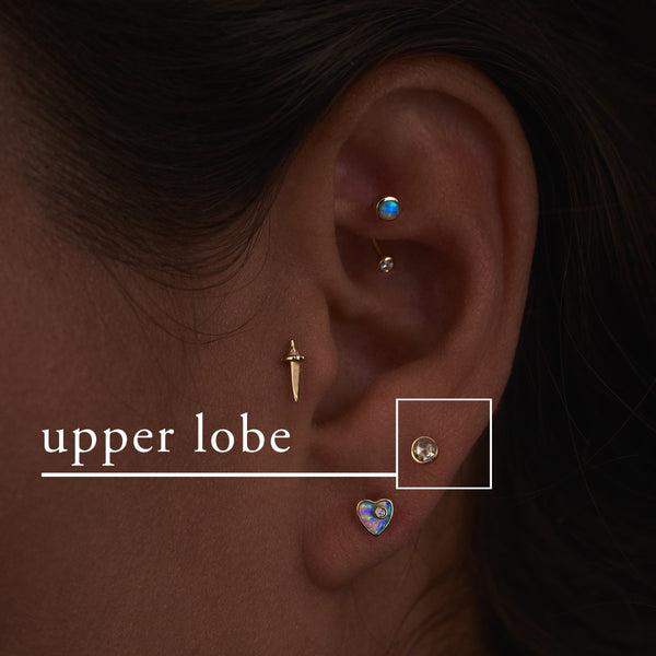 upper lobe piercing jewelry