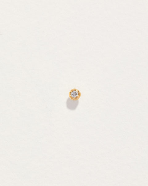 Petite Diamond Nugget (Butterfly Back)