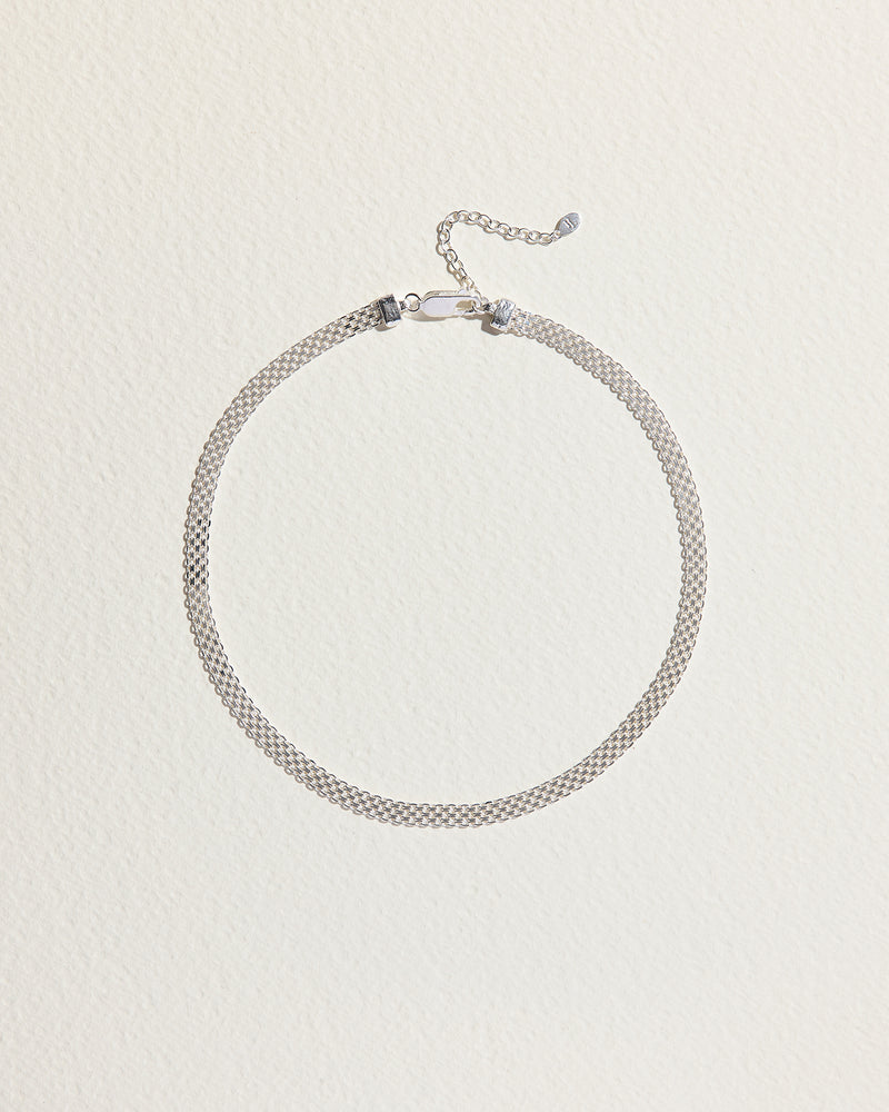 bismark silver chain necklace