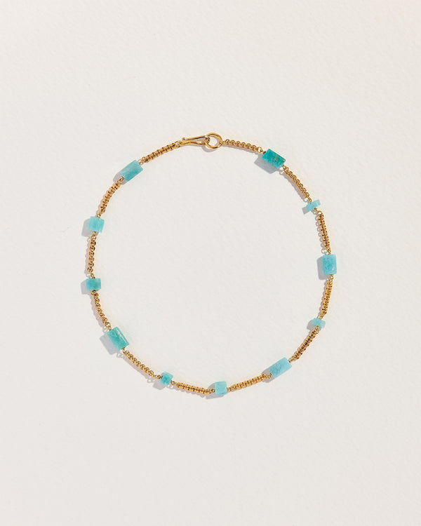 caria chain necklace with amazonite