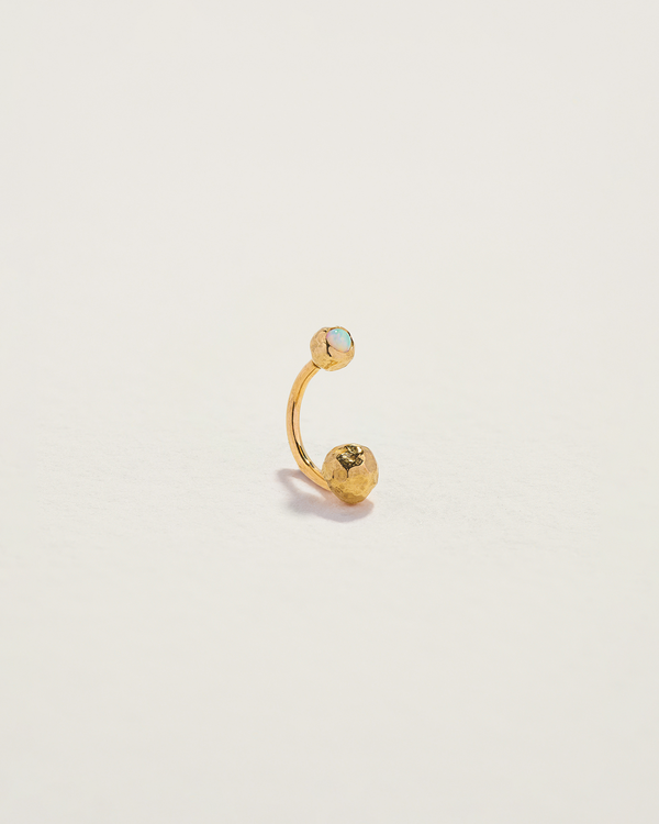 opal hook earring