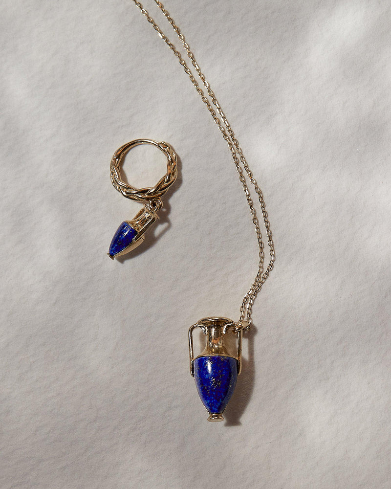 lapis lazuli vessel pendant