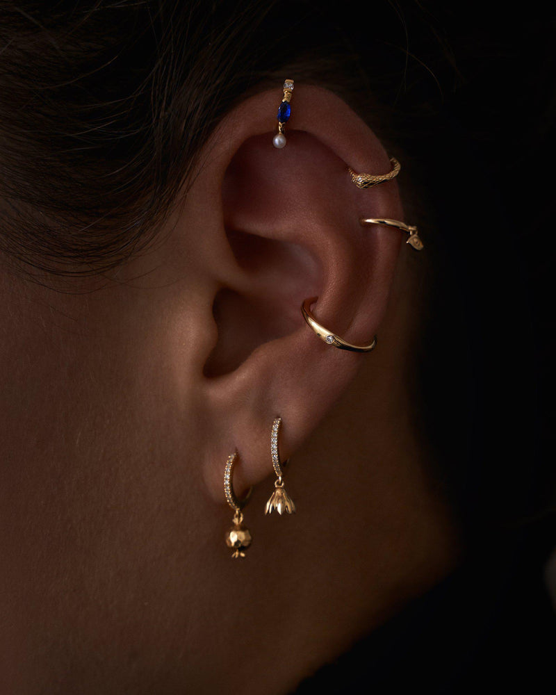 pamela love huggie earrings
