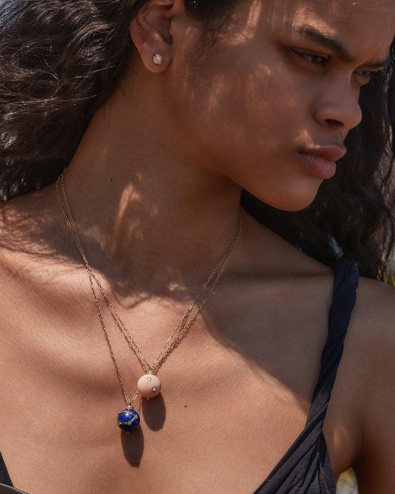 ursa major necklaces on the model