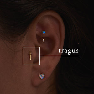 Tragus ear piercing jewelry hotsell