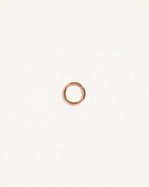 6mm Rose Plain Hoop