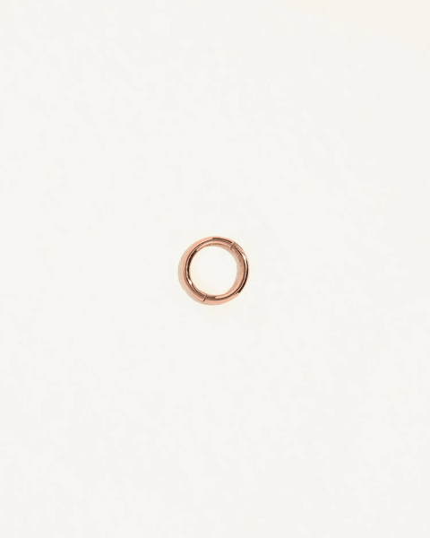 7mm Rose Plain Hoop
