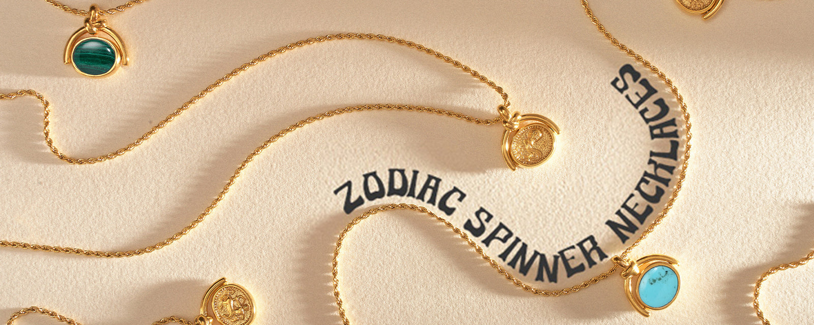 Zodiac Spinner Necklaces 