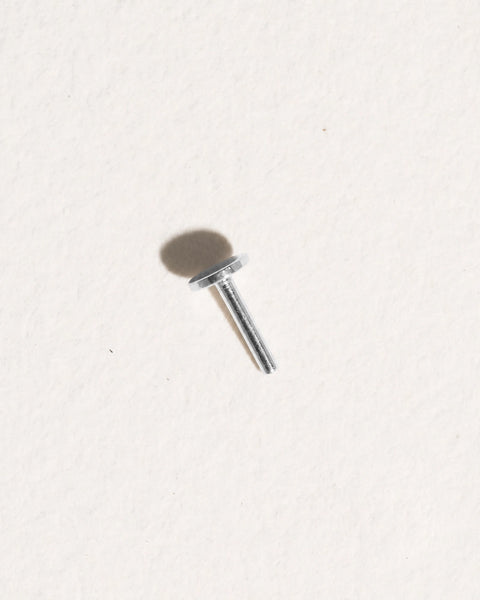 16 Gauge Titanium Push Pin Back