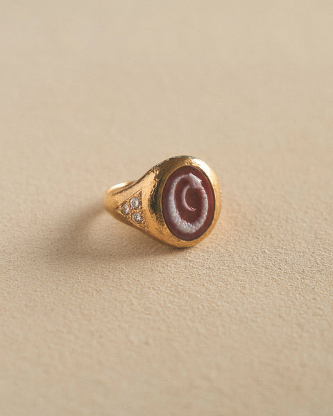 Ouroboros Cameo Ring