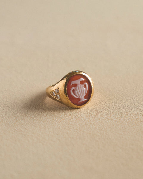 Amphora Cameo Ring