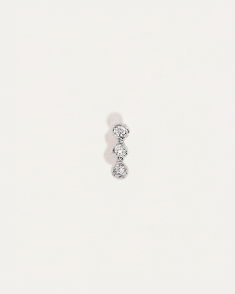 Mini Molten Triple Dot Stud