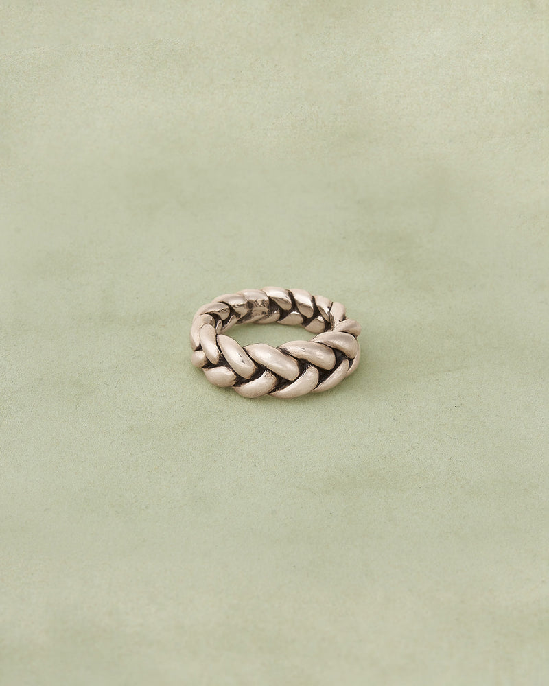 Pythia Ring Silver Braided Ring Pamela Love
