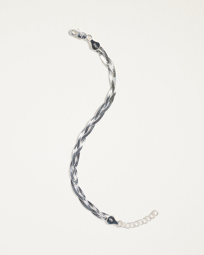 Braided Herringbone Thin Chain Bracelet – Pamela Love