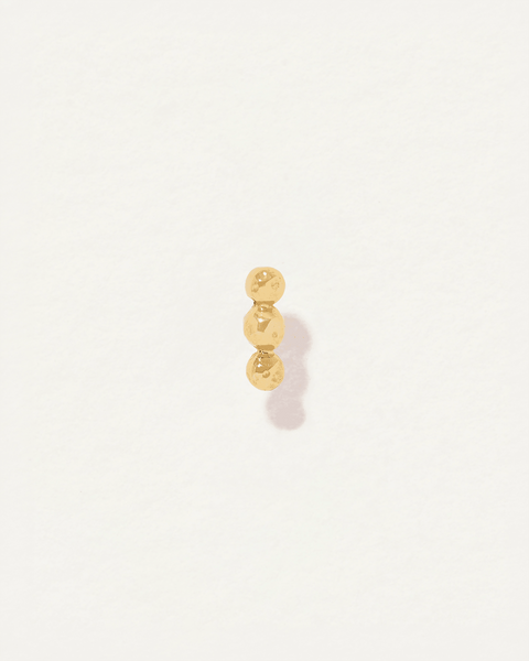 Mini Molten Triple Dot Stud