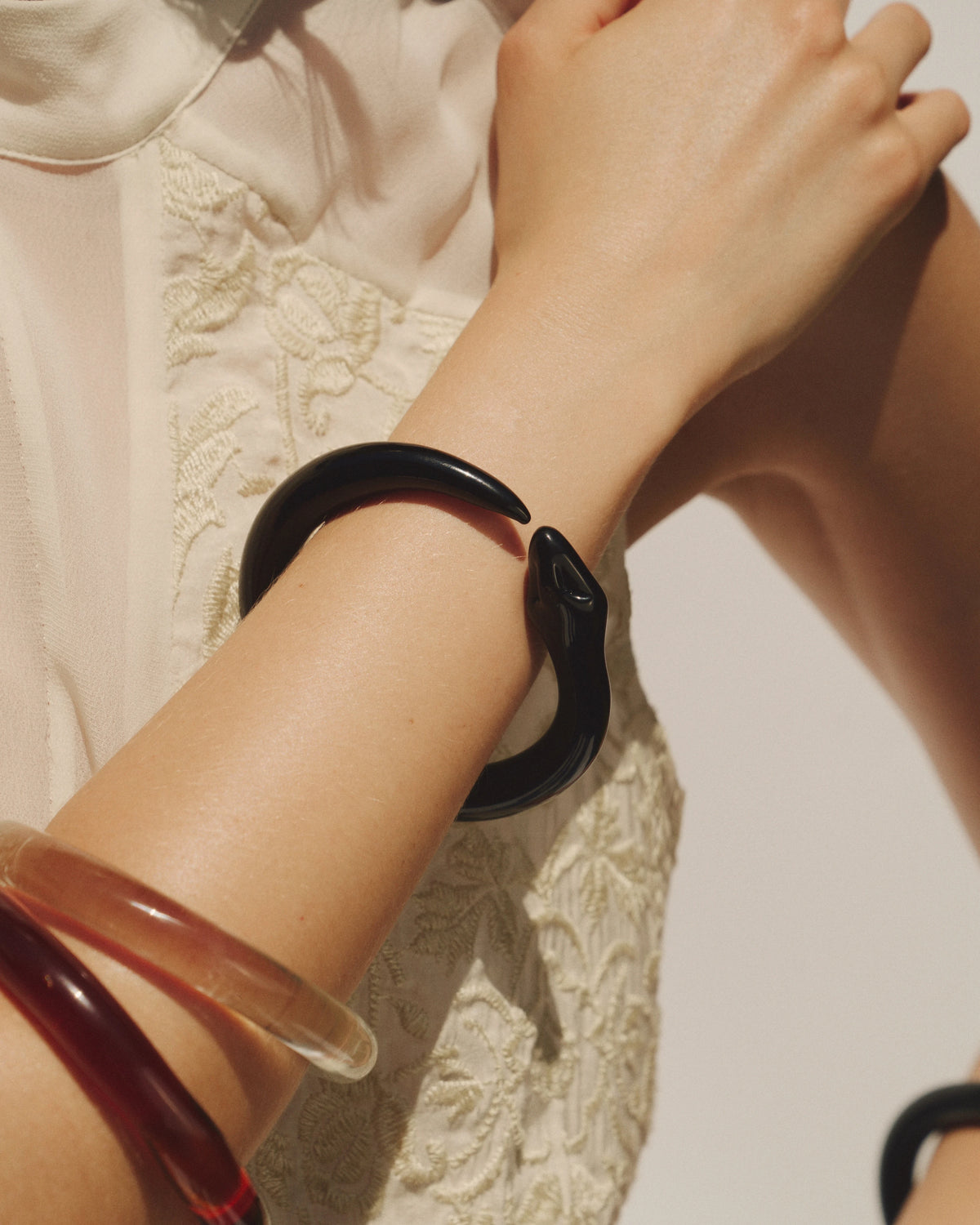 Snake Bangle – PLG-B2-BLK – Pamela Love