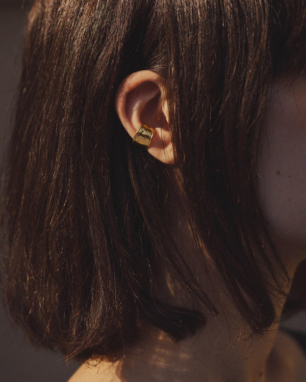 Hammered Ear Cuff