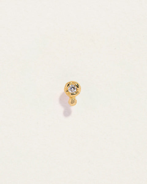 4mm Molten Double Dot Stud by Pamela Love – Piercing in #product_material# (#product_color#). 