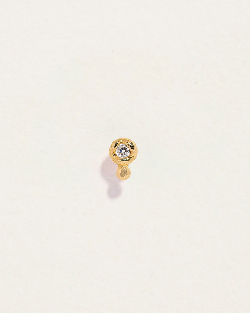 4mm Molten Double Dot Stud by Pamela Love – Piercing in #product_material# (#product_color#). 