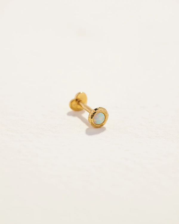 4mm Molten Stud by Pamela Love – Piercing in #product_material# (#product_color#). 