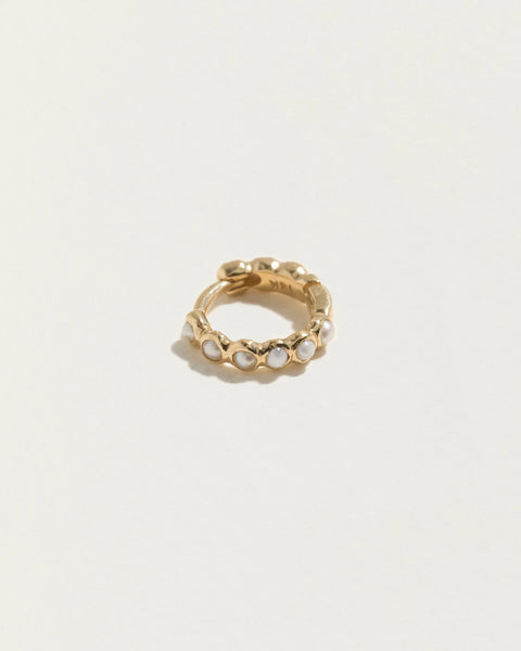 6mm Molten Eternity Huggie by Pamela Love – Piercing in #product_material# (#product_color#). 