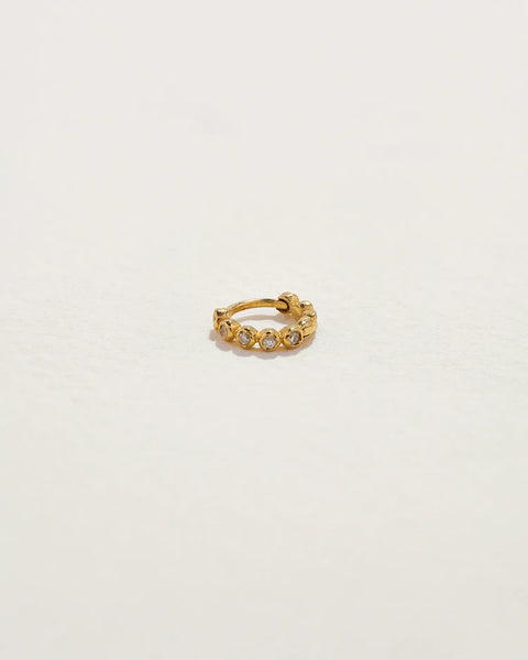 6mm Molten Eternity Huggie by Pamela Love – Piercing in #product_material# (#product_color#). 