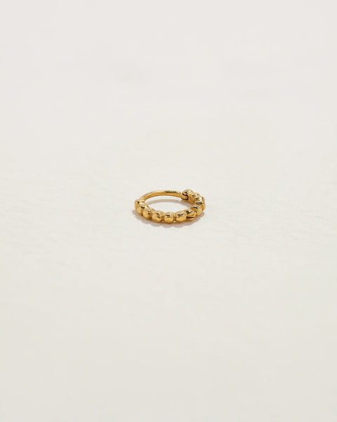 6mm Molten Eternity Huggie by Pamela Love – Piercing in #product_material# (#product_color#). 