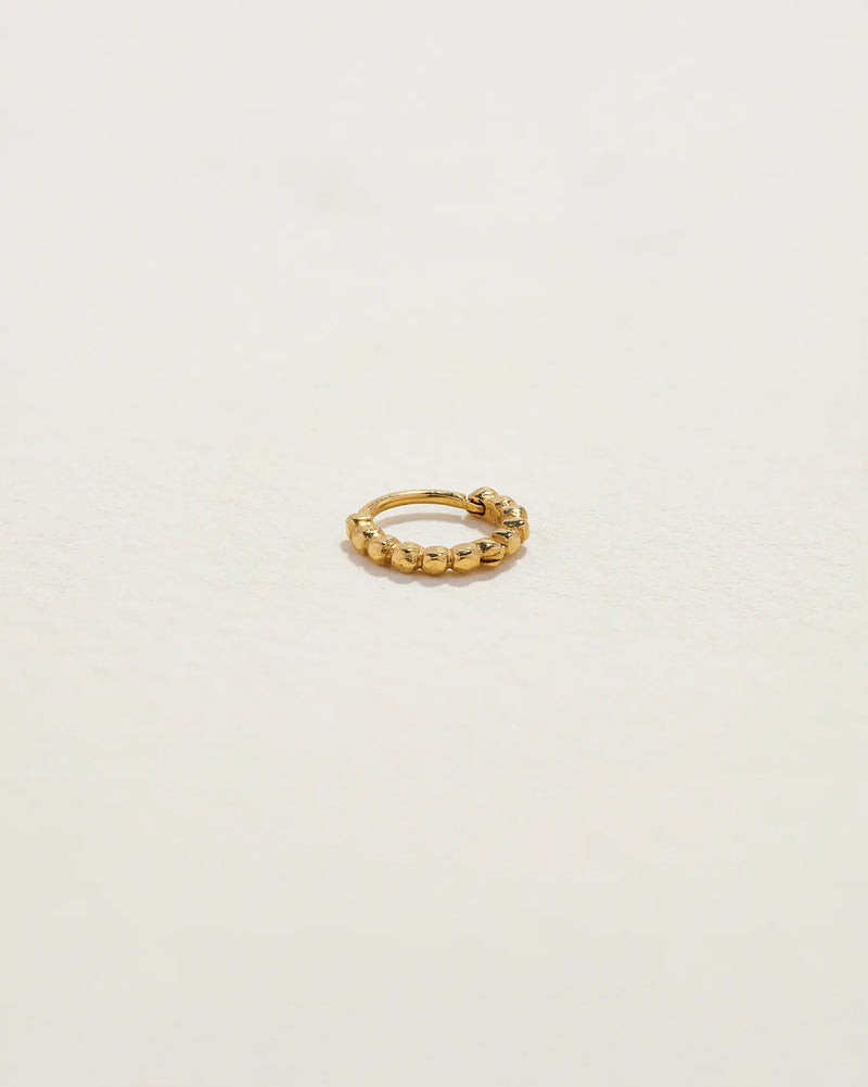 6mm Molten Eternity Huggie by Pamela Love – Piercing in #product_material# (#product_color#). 