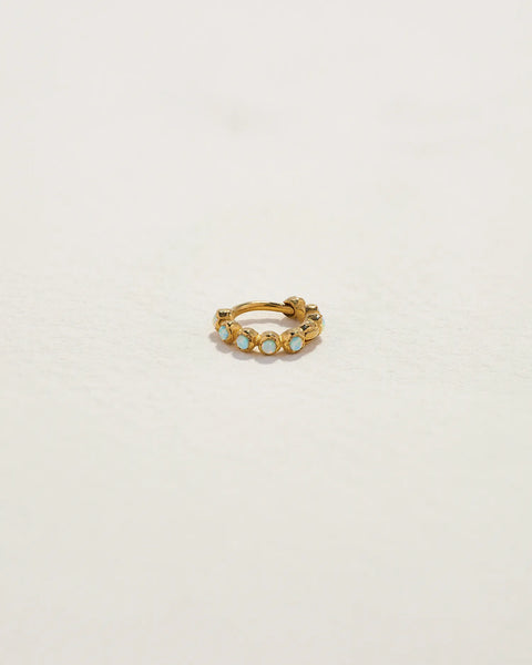 6mm Molten Eternity Huggie by Pamela Love – Piercing in #product_material# (#product_color#). 