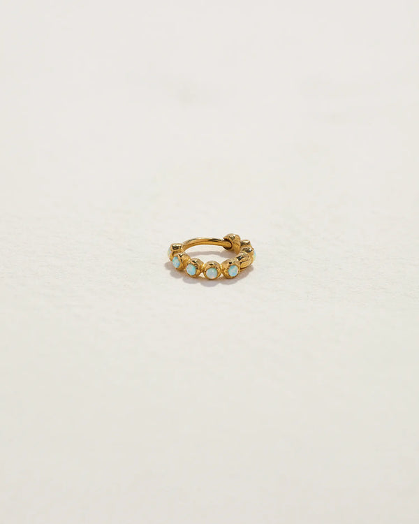 6mm Molten Eternity Huggie by Pamela Love – Piercing in #product_material# (#product_color#). 