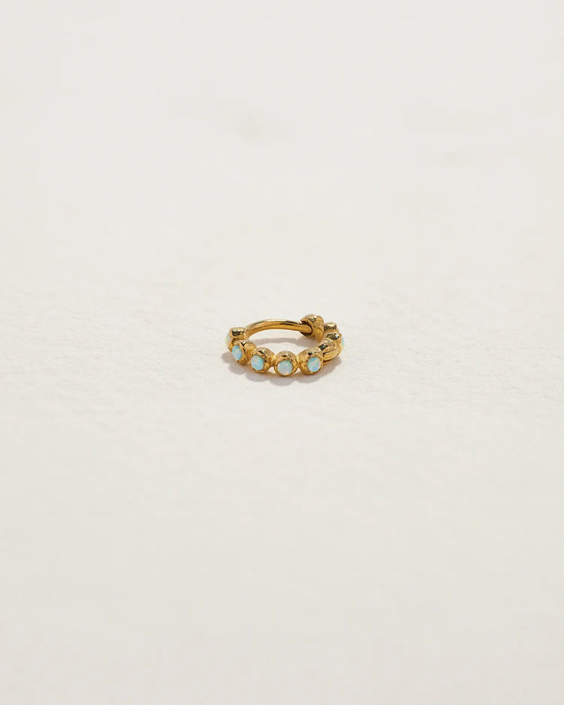 6mm Molten Eternity Huggie by Pamela Love – Piercing in #product_material# (#product_color#). 