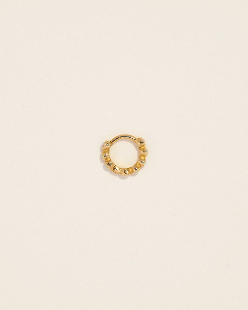 6mm Molten Eternity Huggie by Pamela Love – Piercing in #product_material# (#product_color#). 