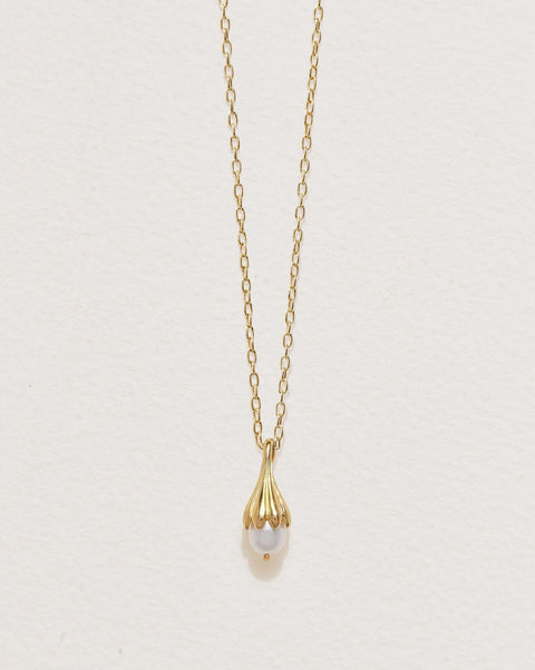 Anemone Pearl Pendant by Pamela Love – Necklaces in #product_material# (#product_color#). 