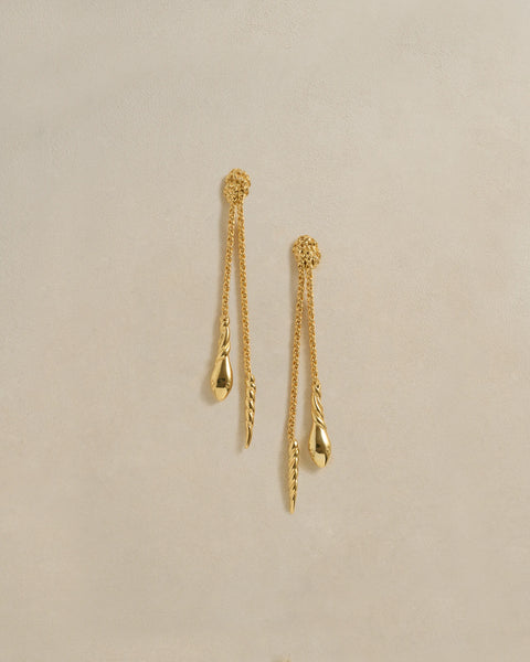 Ariadne Earrings by Pamela Love – Earrings in #product_material# (#product_color#).  ariadne-earrings