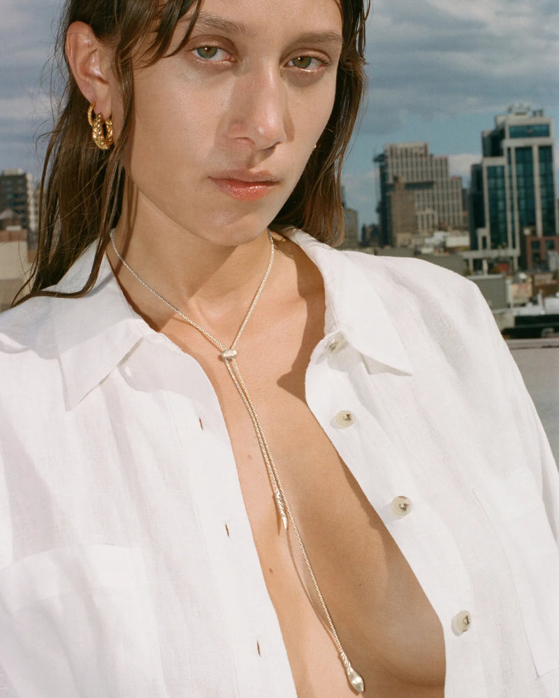 Ariadne Lariat by Pamela Love – Necklaces in #product_material# (#product_color#). 