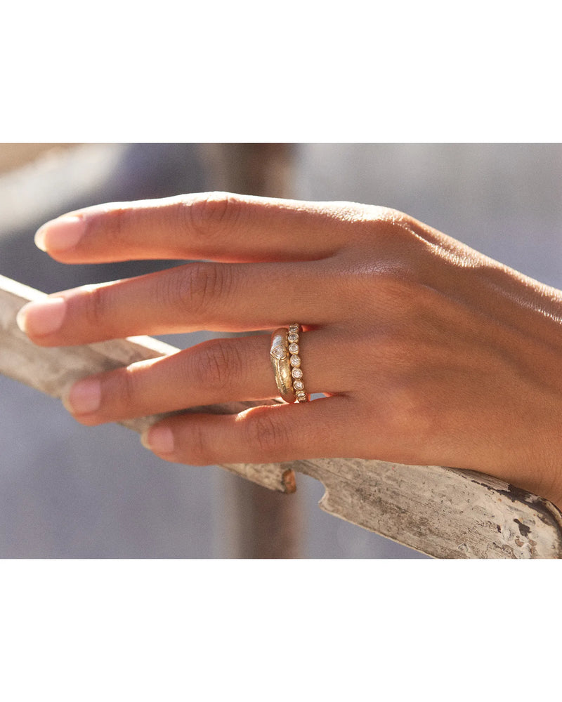 Bezel Heart Ring by Pamela Love – Ring in #product_material# (#product_color#). 