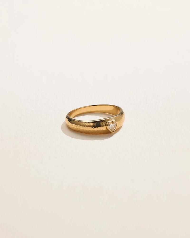 Bezel Heart Ring by Pamela Love – Ring in #product_material# (#product_color#). 
