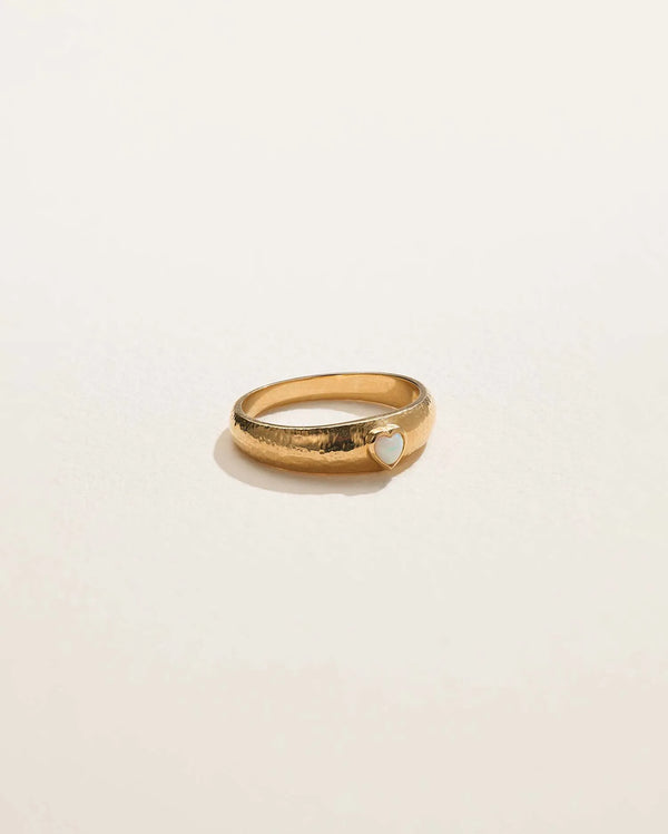 Bezel Heart Ring by Pamela Love – Ring in #product_material# (#product_color#). 