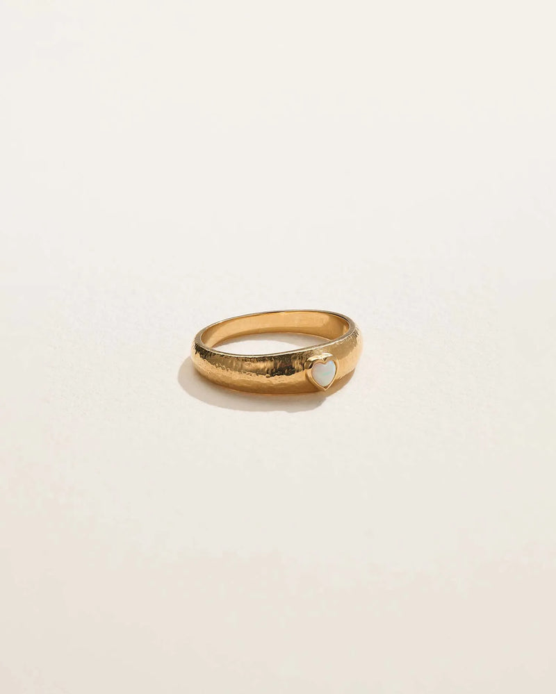 Bezel Heart Ring by Pamela Love – Ring in #product_material# (#product_color#). 