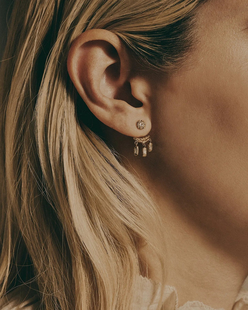 Braided  Baguette Ear Jacket by Pamela Love – Piercing in #product_material# (#product_color#). 