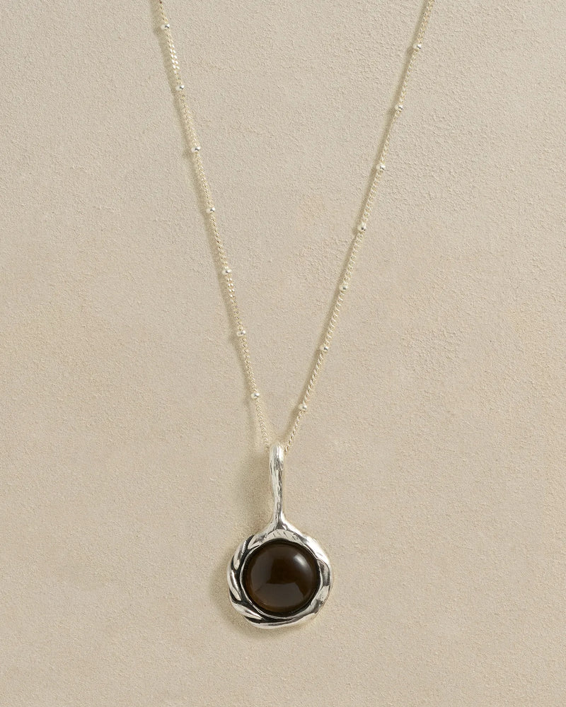 Braided Drop Pendant by Pamela Love – Necklaces in #product_material# (#product_color#). 