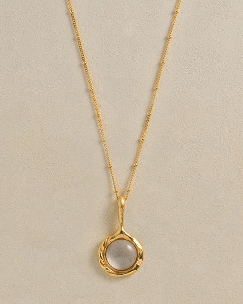 Braided Drop Pendant by Pamela Love – Necklaces in #product_material# (#product_color#).  braided-drop-pendant