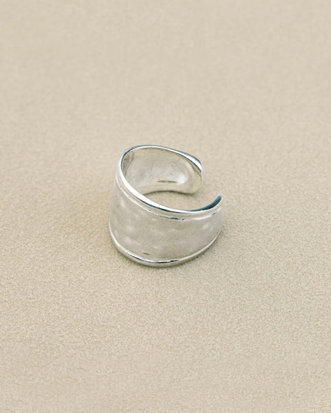 Hammered Ear Cuff by Pamela Love – Earrings in #product_material# (#product_color#). 