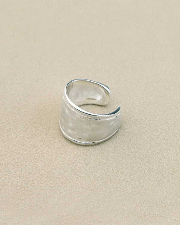 Hammered Ear Cuff by Pamela Love – Earrings in #product_material# (#product_color#). 