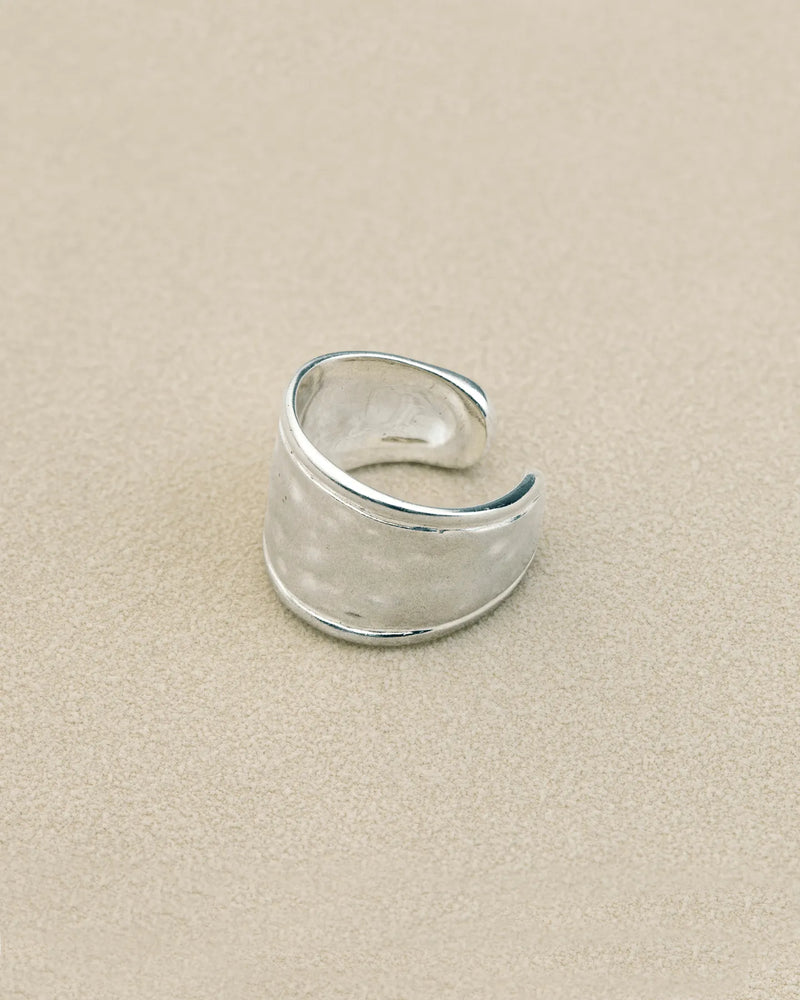 Hammered Ear Cuff by Pamela Love – Earrings in #product_material# (#product_color#). 