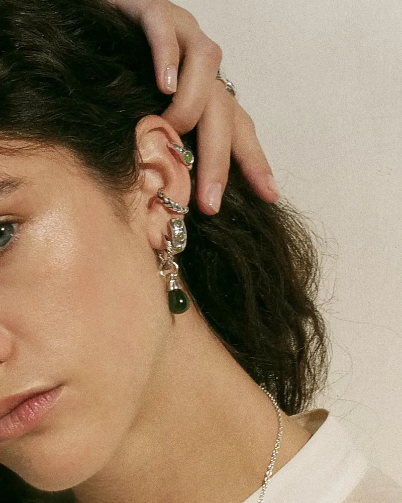 Braided Ear Cuff by Pamela Love – Earrings in #product_material# (#product_color#). 