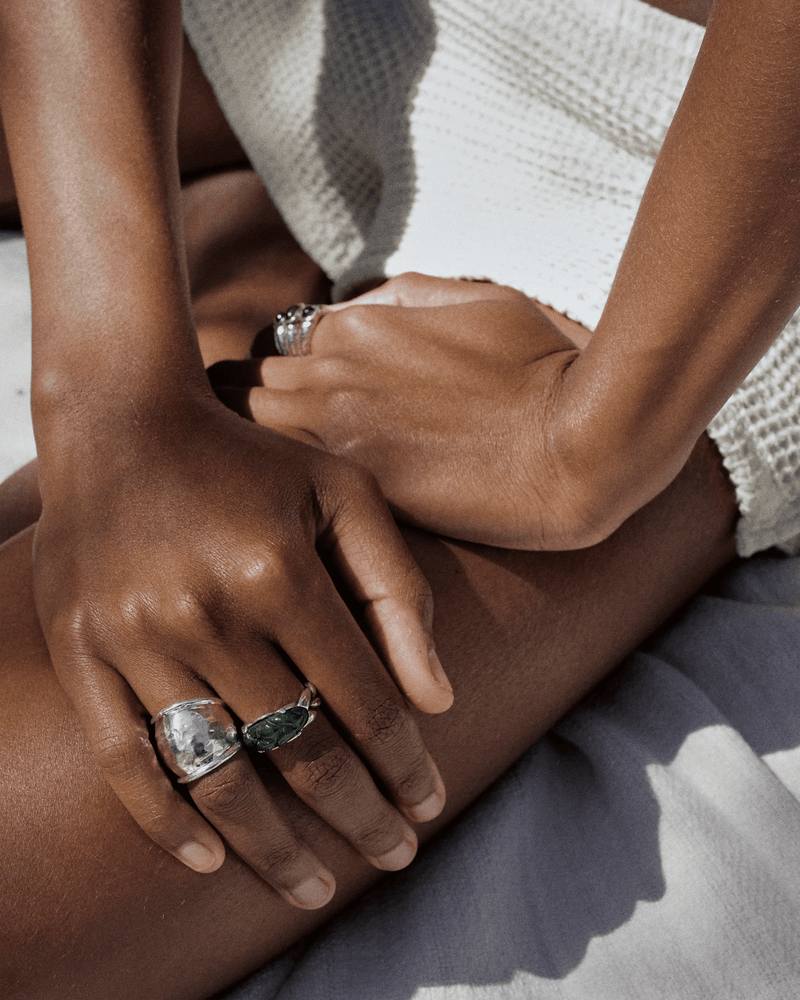 Braided Stone Ring by Pamela Love – Ring in #product_material# (#product_color#). 