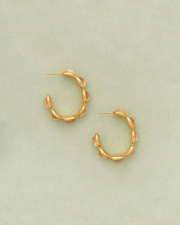 Claudia Hoops by Pamela Love – Earrings in #product_material# (#product_color#). 