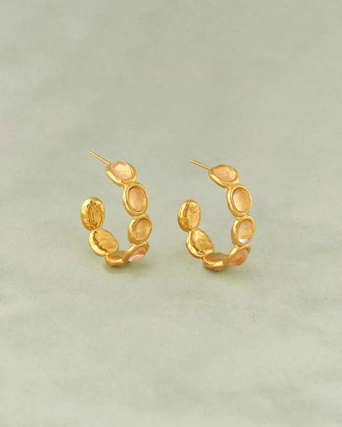 Claudia Hoops by Pamela Love – Earrings in #product_material# (#product_color#). 