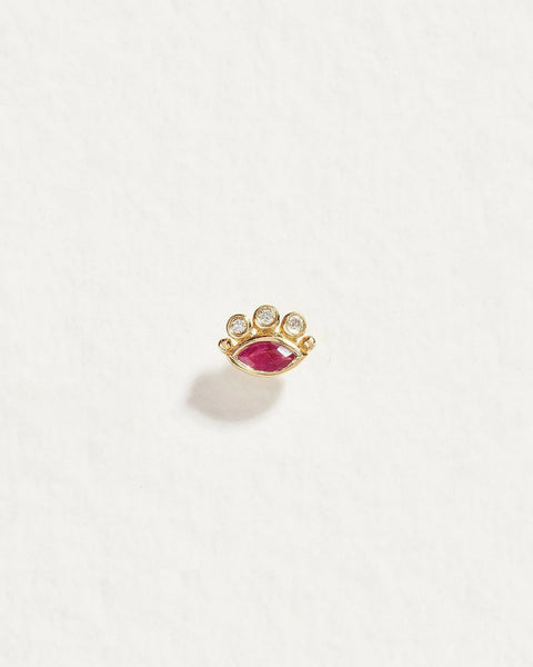 Celestial Eye Stud by Pamela Love – Piercing in #product_material# (#product_color#).  celestial-eye-stud